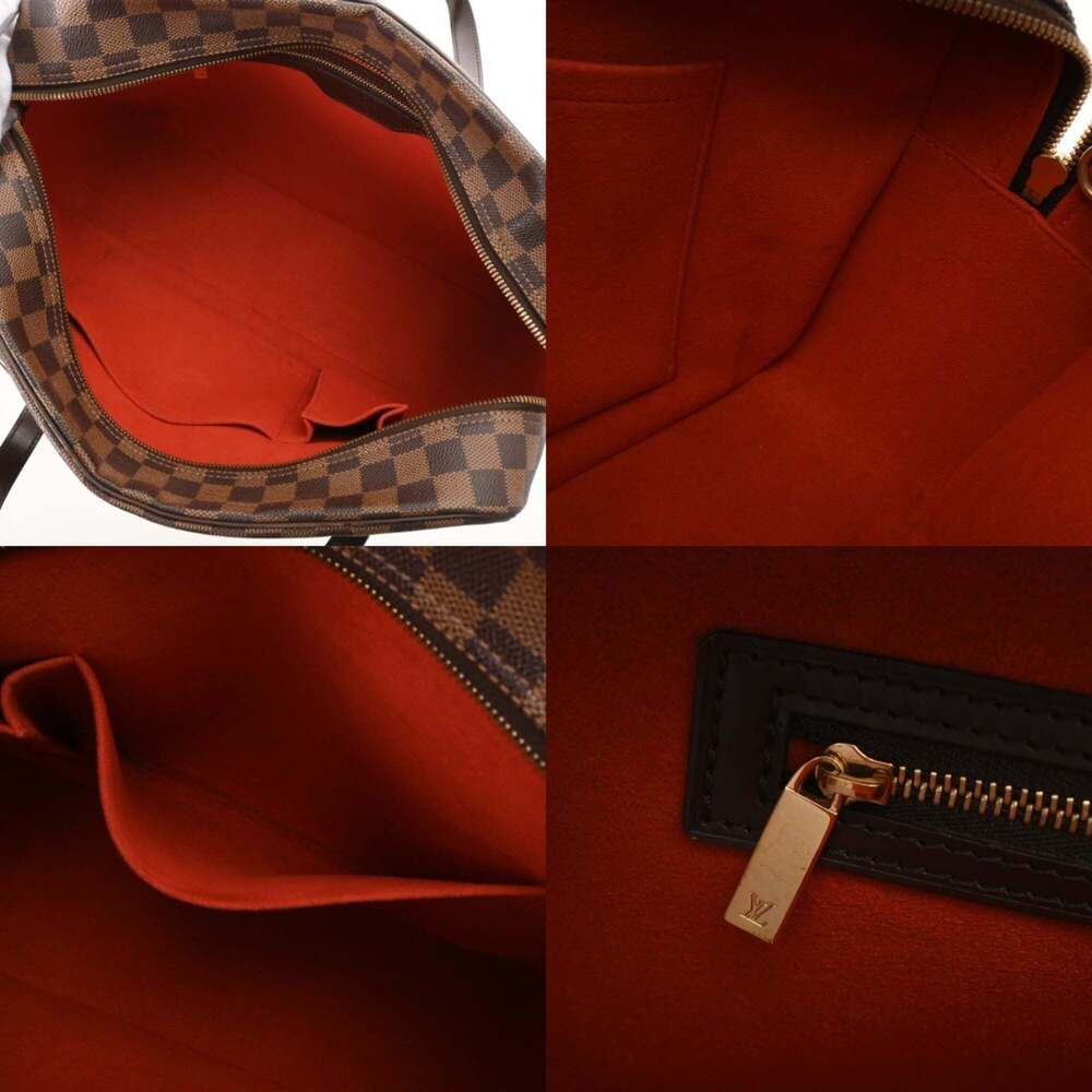 LOUIS VUITTON Authentic Brown Damier Canvas Shoulder Bag - Picture 10 of 11